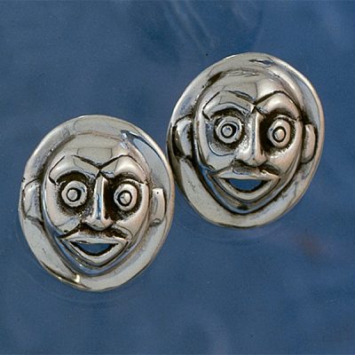 Moon Mask Earrings